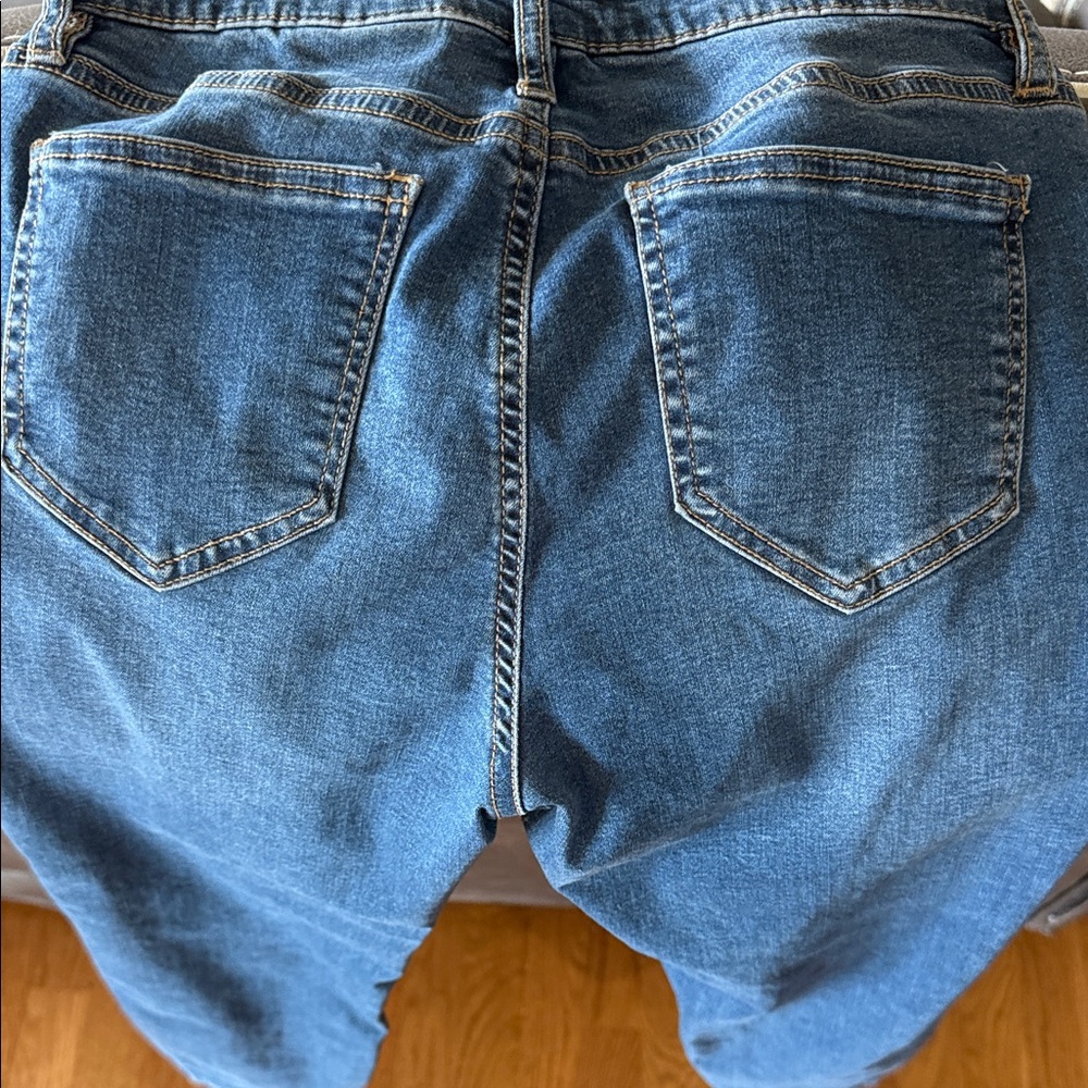 Buffalo David Bitton Blue Ankle & Cropped Jeans